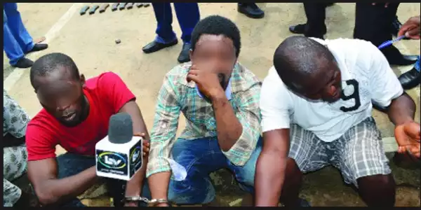 Three-man Armed Robbery Gang Busted By Police In Enugu.